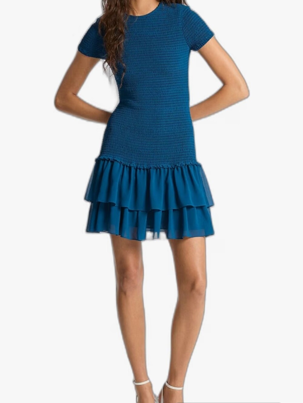 NEW! MICHAEL KORS SMOCK MINI DRESS SIZE M